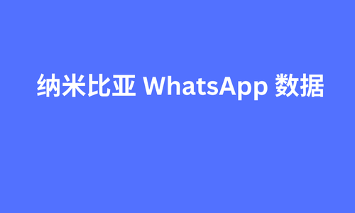 纳米比亚 whatsapp 数据